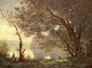 Erinnerung an Mortefontaine camille corot